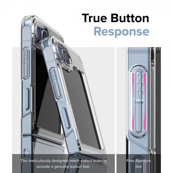 Ringke Samsung Galaxy Z Flip 6/Flip 7 FE Kuori Fusion Transparent