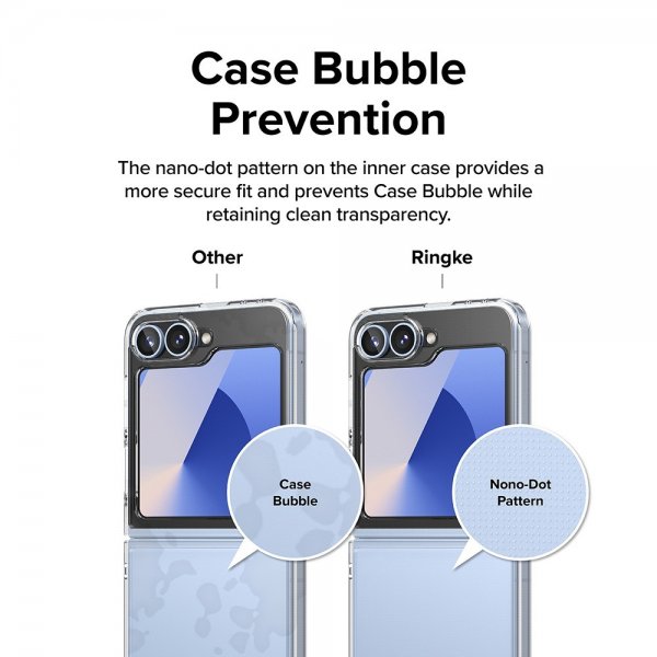 Ringke Samsung Galaxy Z Flip 6/Flip 7 FE Kuori Fusion Transparent