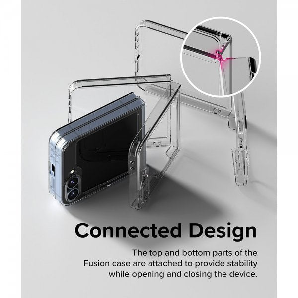 Ringke Samsung Galaxy Z Flip 6/Flip 7 FE Kuori Fusion Transparent