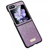 Samsung Galaxy Z Flip 6/Flip 7 FE Glitter Violetti kuori