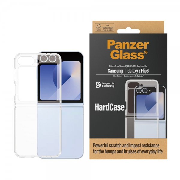 PanzerGlass Samsung Galaxy Z Flip 6/Flip 7 FE Kuori HardCase Läpinäkyvä