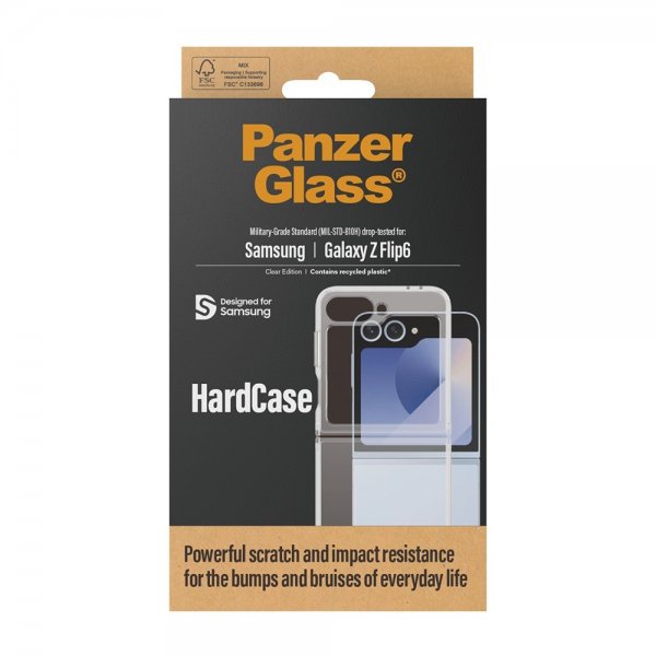 PanzerGlass Samsung Galaxy Z Flip 6/Flip 7 FE Kuori HardCase Läpinäkyvä