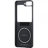 Pitaka Samsung Galaxy Z Flip 6 -suojakuori MagEZ Case 5, musta/harmaa toimikangas