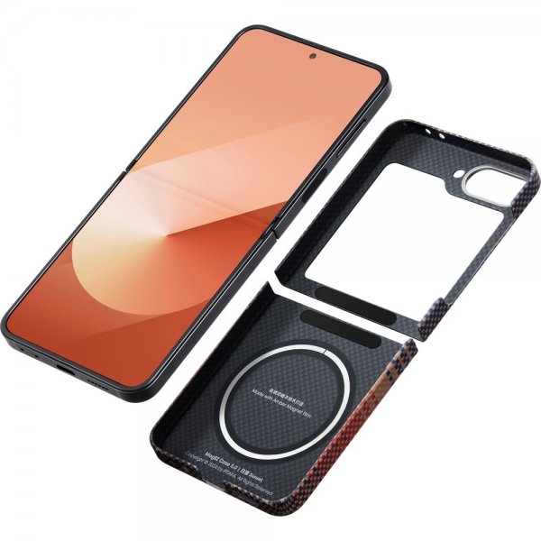 Pitaka Samsung Galaxy Z Flip 6 -suojakuori MagEZ Case 5 Sunset