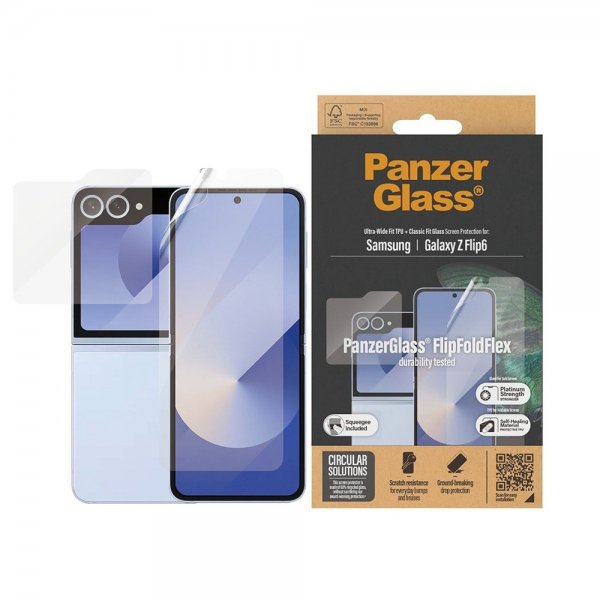 PanzerGlass Samsung Galaxy Z Flip 6/Flip 7 FE näytönsuoja FlipFoldFlex