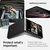 Spigen Samsung Galaxy Z Flip 7 Kuori Air Skin Aramid Musta