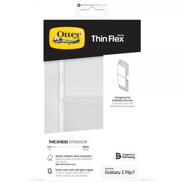 Otterbox Samsung Galaxy Z Flip 7 Kuori Thin Flex Läpinäkyvä