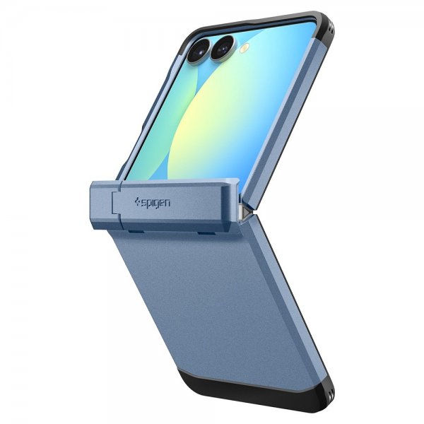 Spigen Samsung Galaxy Z Flip 7 -suojakuori, Tough Armor Pro MagFit, Sierra Blue