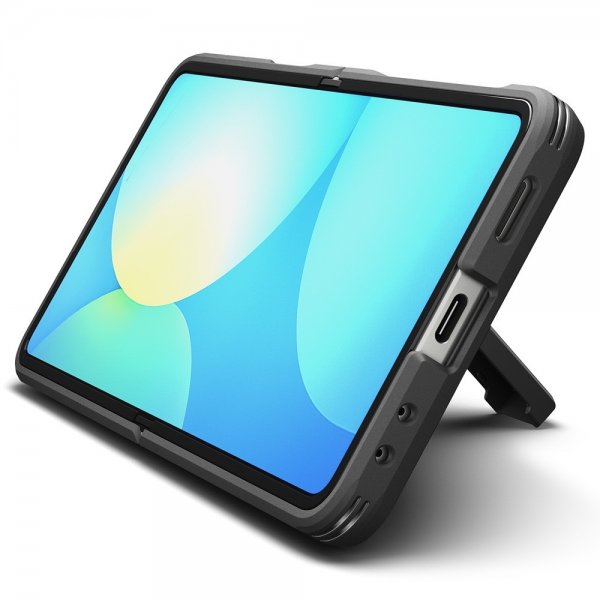 Spigen Samsung Galaxy Z Flip 7 Kuori Tough Armor Pro MagFit Musta