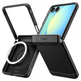 Spigen Samsung Galaxy Z Flip 7 Kuori Tough Armor Pro MagFit Musta