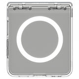 Spigen Samsung Galaxy Z Flip 7 Kuori Ultra Hybrid Pro MagFit Kirkas Valkoinen