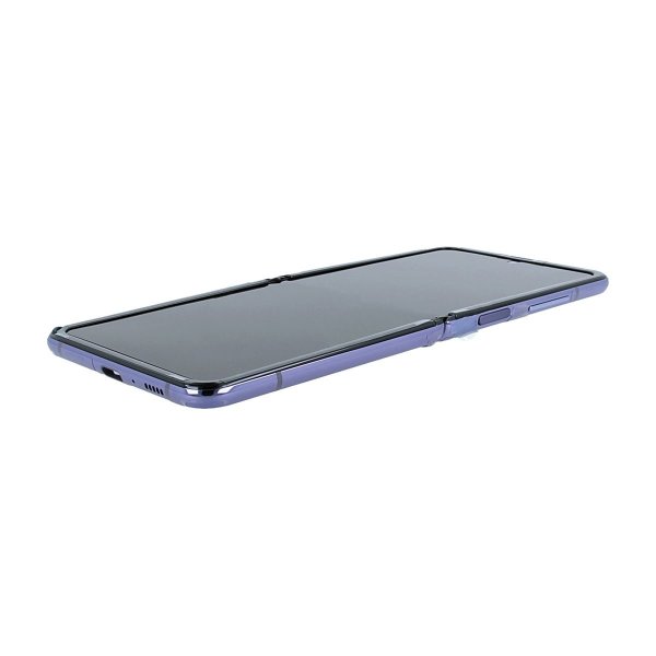Samsung Galaxy Z Flip Näyttö LCD-näytöllä Alkuperäinen - Violetti