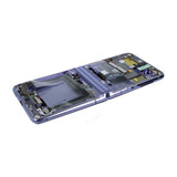 Samsung Galaxy Z Flip Näyttö LCD-näytöllä Alkuperäinen - Violetti