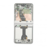 Samsung Galaxy Z Flip6 Takalasin LCD-näyttö Alkuperäinen - White