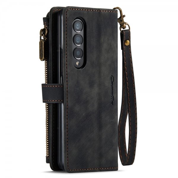 CaseMe Samsung Galaxy Z Fold 4 -suojakotelo C30-sarja Musta