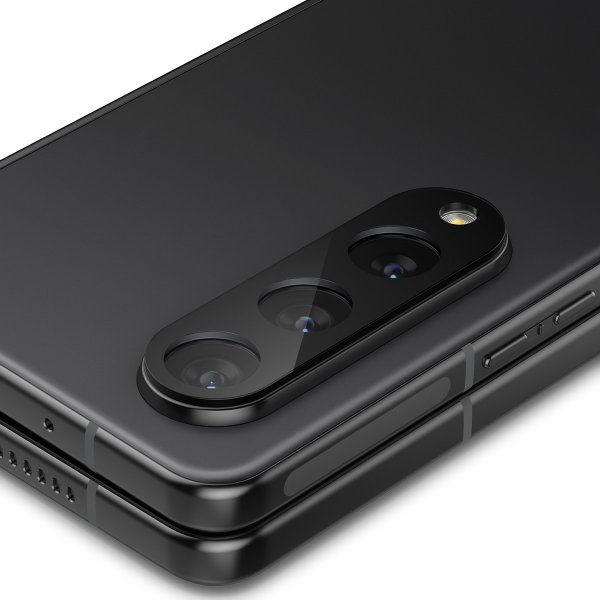 Spigen Samsung Galaxy Z Fold 4 Kameran suojalasi Glas.tR Optik 2-pakkaus, musta