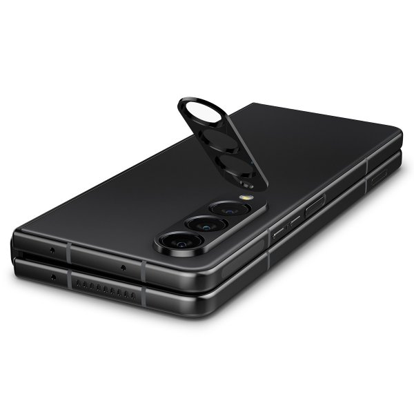 Spigen Samsung Galaxy Z Fold 4 Kameran suojalasi Glas.tR Optik 2-pakkaus, musta