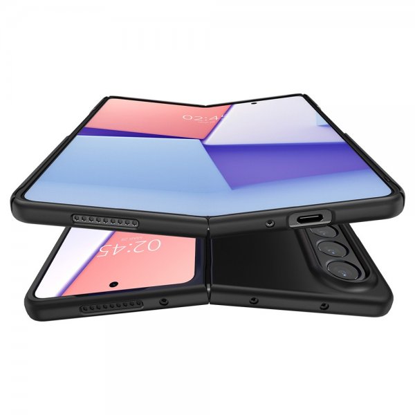 Spigen Samsung Galaxy Z Fold 4 AirSkin -suojakuori, musta