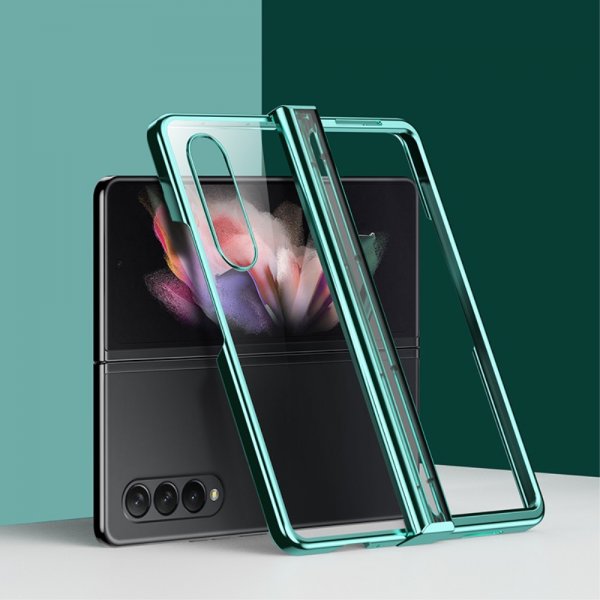 Samsung Galaxy Z Fold 4 Kuori, Kullattu Reuna, Vihreä