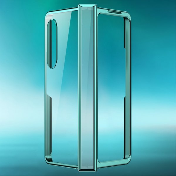 Samsung Galaxy Z Fold 4 Kuori, Kullattu Reuna, Vihreä