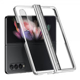 Samsung Galaxy Z Fold 4 Kuori, pinnoitettu reuna, hopea