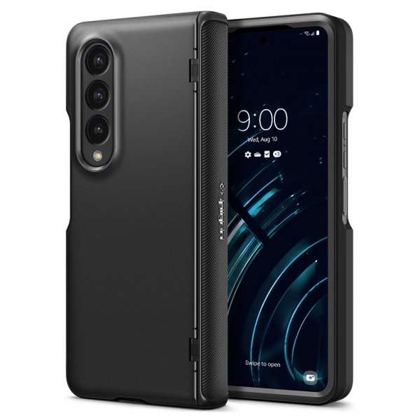 Spigen Samsung Galaxy Z Fold 4 Suojakuori Slim Armor Pro Musta