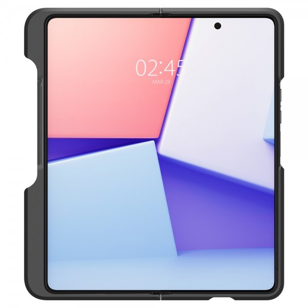 Spigen Samsung Galaxy Z Fold 4 Kuori Thin Fit P Musta