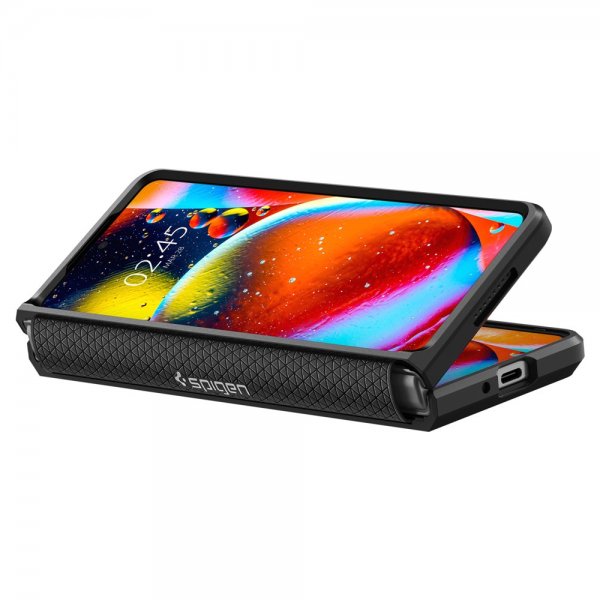Spigen Samsung Galaxy Z Fold 4 Suojakuori Tough Armor Musta