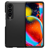 Spigen Samsung Galaxy Z Fold 4 Suojakuori Tough Armor Musta