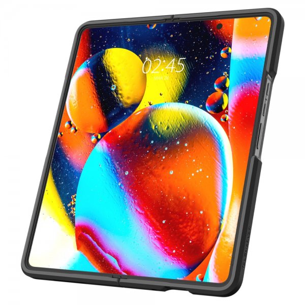 Spigen Samsung Galaxy Z Fold 4 Suojakuori Tough Armor Musta