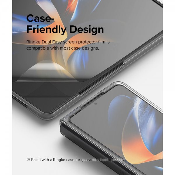 Ringke Samsung Galaxy Z Fold 4 -näytönsuoja Dual Easy Film