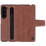 Nillkin Samsung Galaxy Z Fold 5 Aoge Series -suojakuori, ruskea