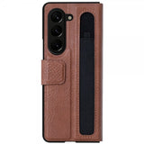 Nillkin Samsung Galaxy Z Fold 5 Aoge Series -suojakuori, ruskea