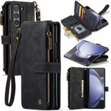 CaseMe Samsung Galaxy Z Fold 5 -suojakotelo C30-sarja, musta