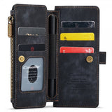 CaseMe Samsung Galaxy Z Fold 5 -suojakotelo C30-sarja, musta
