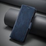 Lc.Imeeke Samsung Galaxy Z Fold 5 Kotelo Korttipaikalla Flip Sininen