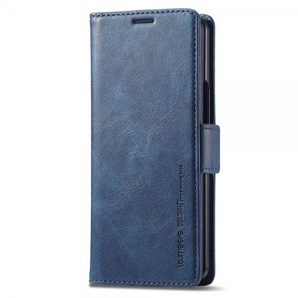 Lc.Imeeke Samsung Galaxy Z Fold 5 Kotelo Korttipaikalla Flip Sininen