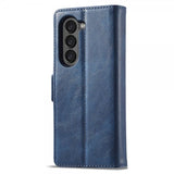 Lc.Imeeke Samsung Galaxy Z Fold 5 Kotelo Korttipaikalla Flip Sininen