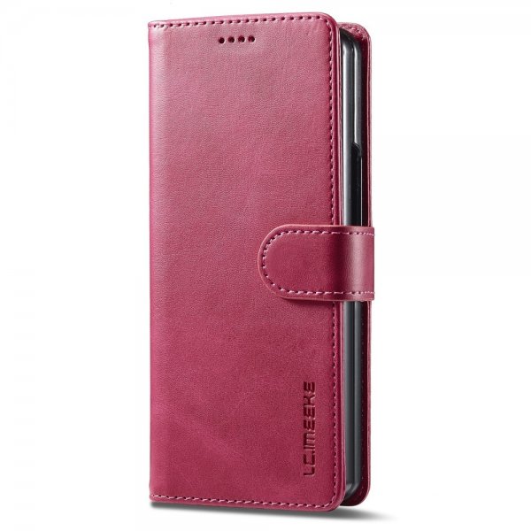 Lc.Imeeke Samsung Galaxy Z Fold 5 Kotelo Korttipaikalla Magenta