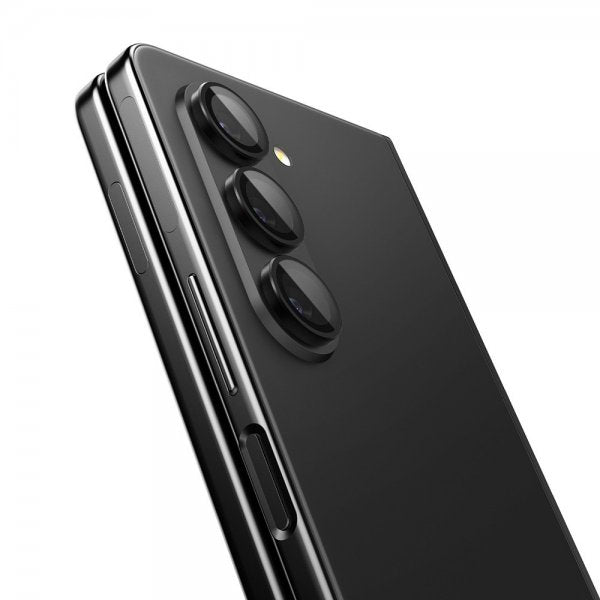 Spigen Samsung Galaxy Z Fold 5 kameransuojus GLAS.tR EZ Fit Optik Pro 2-pakkaus Musta