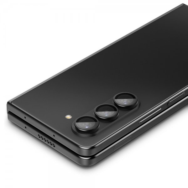 Spigen Samsung Galaxy Z Fold 5 kameransuojus GLAS.tR EZ Fit Optik Pro 2-pakkaus Musta