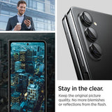 Spigen Samsung Galaxy Z Fold 5 kameransuojus GLAS.tR EZ Fit Optik Pro 2-pakkaus Musta