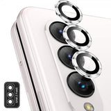 Enkay Samsung Galaxy Z Fold 5 Kameran Suojalasi Karkaistu Lasi Alumiini Hopea