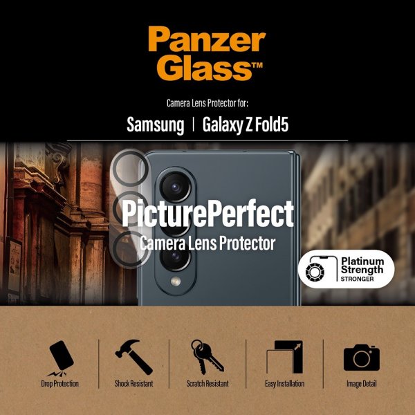 PanzerGlass Samsung Galaxy Z Fold 5 -kamerasuojus PicturePerfect