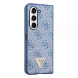 Guess Samsung Galaxy Z Fold 5 -kuori 4G Metal Triangle Strass sininen