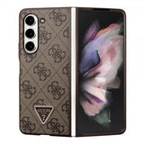 Arvaa Samsung Galaxy Z Fold 5 Kuori 4G Metalli Kolmio Strassi Ruskea