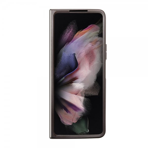 Arvaa Samsung Galaxy Z Fold 5 Kuori 4G Metalli Kolmio Strassi Ruskea