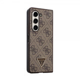 Arvaa Samsung Galaxy Z Fold 5 Kuori 4G Metalli Kolmio Strassi Ruskea