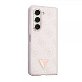 Guess Samsung Galaxy Z Fold 5 -kuoret 4G Metal Triangle Strass Pink