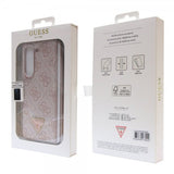 Guess Samsung Galaxy Z Fold 5 -kuoret 4G Metal Triangle Strass Pink